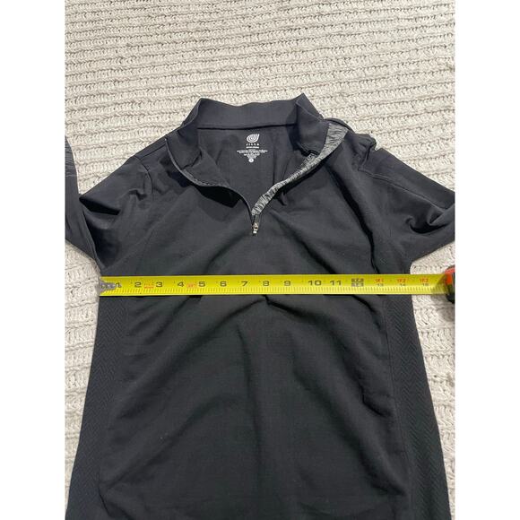 Jilla Performance Quarter Zip Stretch Top Womens Small Active Black JILAW16-10 - Picture 3 of 7